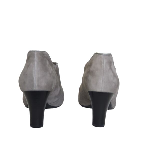 Easy Spirit Gray Suede Slip On  Ankle Boots 6 1/2 New In Box - Picture 5 of 10